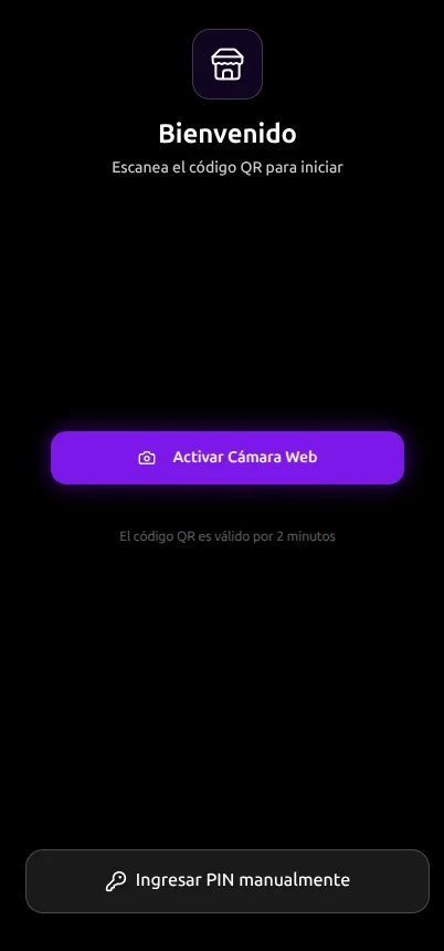 Inicio de sesión del cajero en UPoints
